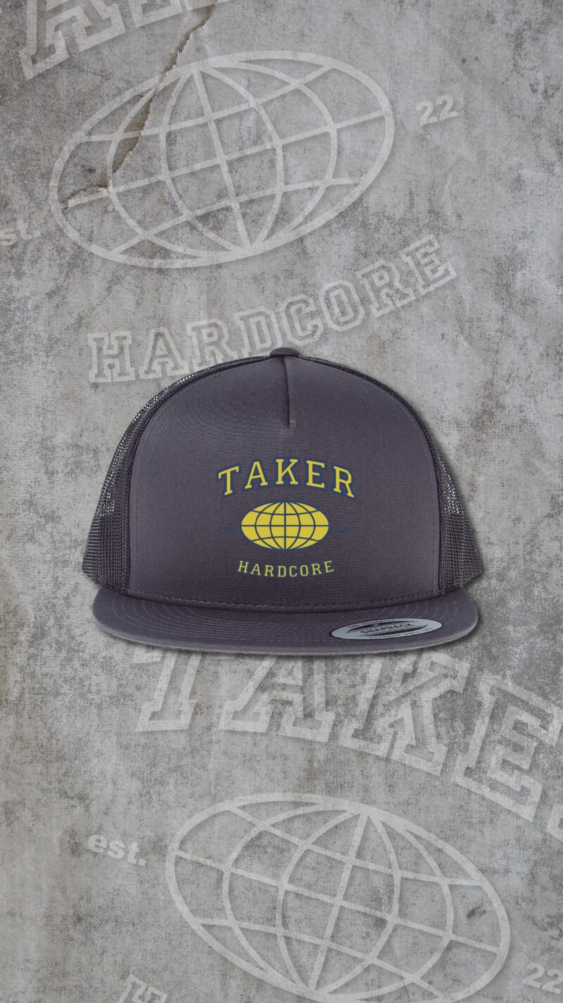 Taker Cap grey with HC wor